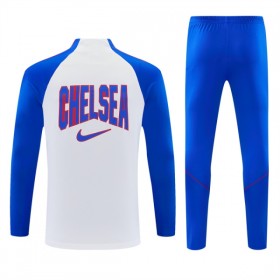Chelsea Sweat de Treino 2026-27 Quarter-Zip Branca