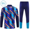 Espanha Criança Sweat de Treino 2026-27 Quarter-Zip Azul