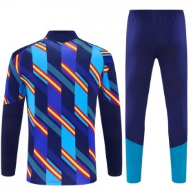 Espanha Sweat de Treino 2026-27 Quarter-Zip Azul