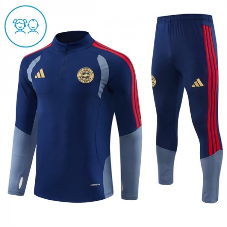 FC Bayern München Criança Sweat de Treino 2026-27 Quarter-Zip Azul