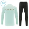 França Criança Sweat de Treino 2026-27 Quarter-Zip Branca