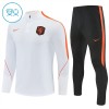 Holanda Criança Sweat de Treino 2026-27 Quarter-Zip Branca