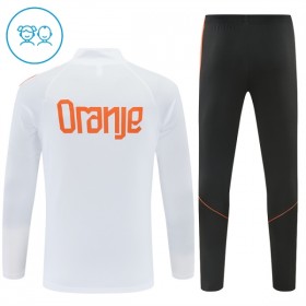 Holanda Criança Sweat de Treino 2026-27 Quarter-Zip Branca