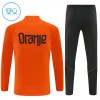 Holanda Criança Sweat de Treino 2026-27 Quarter-Zip Laranja