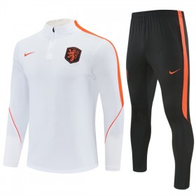 Holanda Sweat de Treino 2026-27 Quarter-Zip Branca