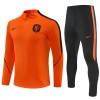 Holanda Sweat de Treino 2026-27 Quarter-Zip Laranja