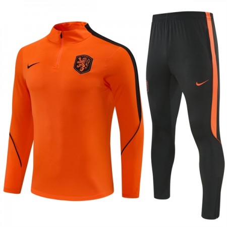 Holanda Sweat de Treino 2026-27 Quarter-Zip Laranja