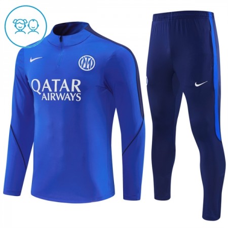 Inter de Milão Criança Sweat de Treino 2026-27 Quarter-Zip Azul