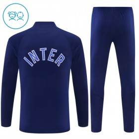 Inter de Milão Criança Sweat de Treino 2026-27 Quarter-Zip Azul