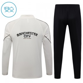 Manchester City Criança Sweat de Treino 2026-27 Quarter-Zip Cinza