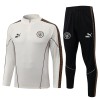 Manchester City Sweat de Treino 2026-27 Quarter-Zip Cinza