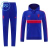 Manchester United Hoodie Criança Sweat de Treino 2026-27 Azul