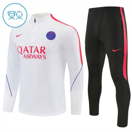 Paris Saint-Germain Criança Sweat de Treino 2026-27 Quarter-Zip Branca