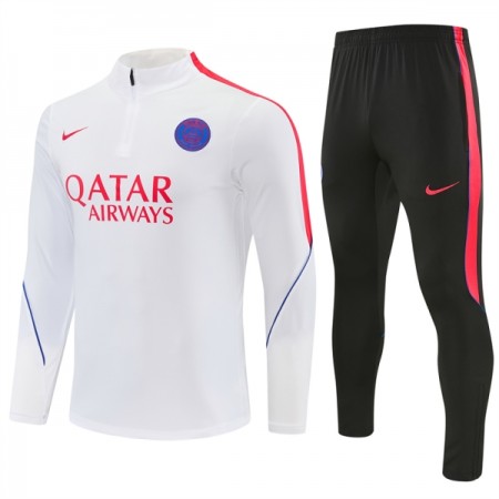 Paris Saint-Germain Sweat de Treino 2026-27 Quarter-Zip Branca
