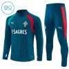Portugal Criança Sweat de Treino 2026-27 Quarter-Zip Azul Portugal Criança Sweat de Treino 2026-27 Quarter-Zip Azul