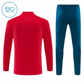 Portugal Criança Sweat de Treino 2026-27 Quarter-Zip Vermelha