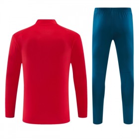 Portugal Sweat de Treino 2026-27 Quarter-Zip Vermelha