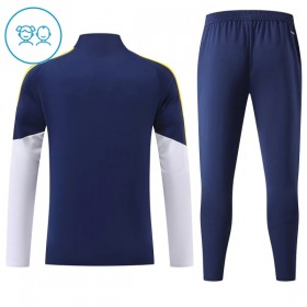 Real Madrid Criança Sweat de Treino 2026-27 Quarter-Zip Azul