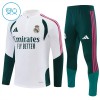 Real Madrid Criança Sweat de Treino 2026-27 Quarter-Zip Branca Real Madrid Criança Sweat de Treino 2026-27 Quarter-Zip Branca