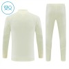 Real Madrid Criança Sweat de Treino 2026-27 Quarter-Zip Branca