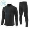 Real Madrid Criança Sweat de Treino 2026-27 Quarter-Zip Preta Real Madrid Criança Sweat de Treino 2026-27 Quarter-Zip Preta