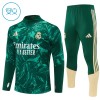 Real Madrid Criança Sweat de Treino 2026-27 Quarter-Zip Verde