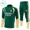 Real Madrid Criança Sweat de Treino 2026-27 Quarter-Zip Verde
