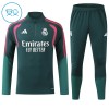 Real Madrid Criança Sweat de Treino 2026-27 Quarter-Zip Verde