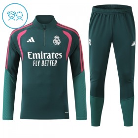 Real Madrid Criança Sweat de Treino 2026-27 Quarter-Zip Verde