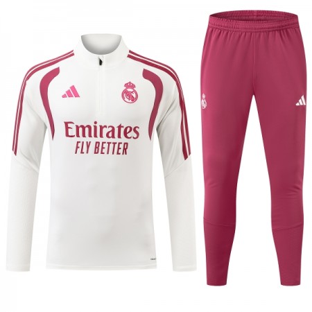 Real Madrid Sweat de Treino 2026-27 Quarter-Zip Branca Real Madrid Sweat de Treino 2026-27 Quarter-Zip Branca