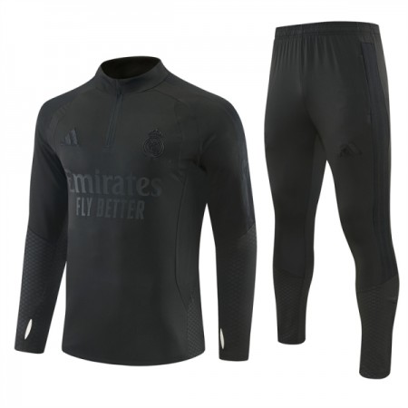 Real Madrid Sweat de Treino 2026-27 Quarter-Zip Preta Real Madrid Sweat de Treino 2026-27 Quarter-Zip Preta