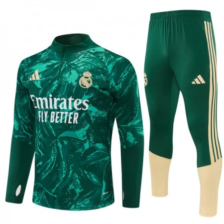 Real Madrid Sweat de Treino 2026-27 Quarter-Zip Verde