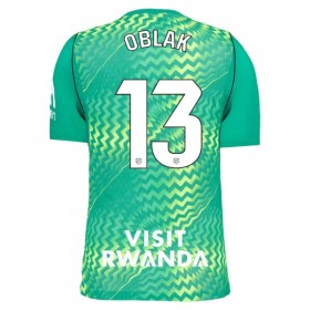 Camisola Atlético Madrid Oblak 13 Guarda Redes 2026-27 Verde Manga Curta