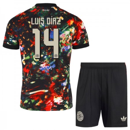 Camisola FC Bayern München Luis Diaz 14 Oktoberfest Criança 2026-27 Manga Curta