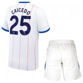 Camisola Chelsea Caicedo 25 Criança Equipamento 3ª 2026-27 Manga Curta