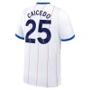Camisola Chelsea Caicedo 25 Equipamento 3ª 2026-27 Manga Curta