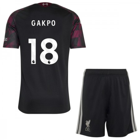 Camisola Liverpool Gakpo 18 Criança Equipamento 3ª 2026-27 Manga Curta Camisola Liverpool Gakpo 18 Criança Equipamento 3ª 2026-27 Manga Curta