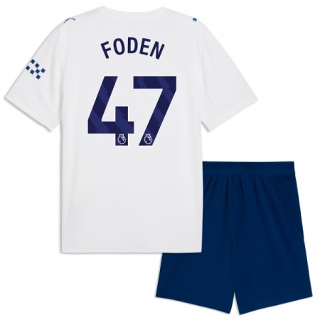 Camisola Manchester City Foden 47 Criança Equipamento 3ª 2026-27 Manga Curta