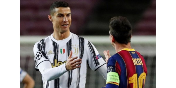 As respectivas atuações de Cristiano Ronaldo e Lionel Messi nesta temporada
