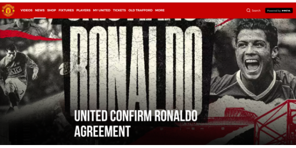 Cristiano Ronaldo, de 36 anos, retorna ao Manchester United