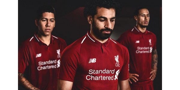 Liverpool 2018-19 equipamento Principal nova camisolas