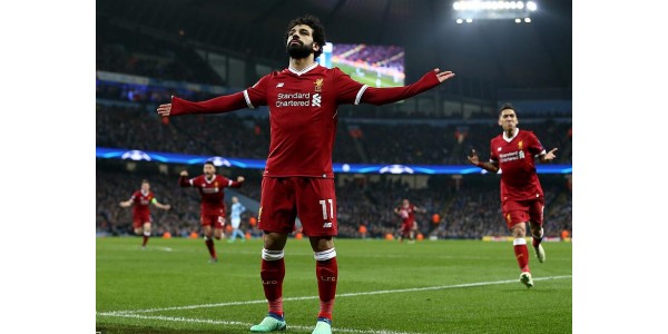 Liverpool 2-1 Manchester City: Salah bate Manchester City fora da Liga dos Campeões