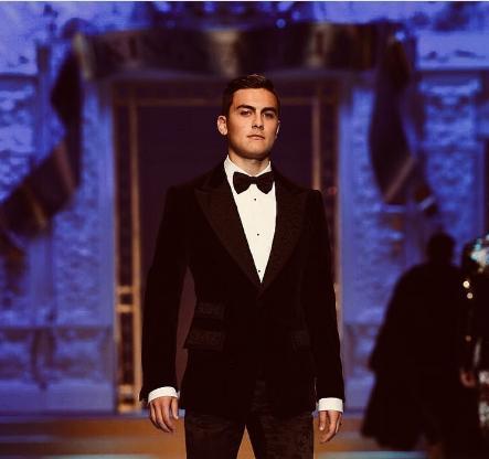 Serie A rei Dybala pousou passarela da estação T, bonito não perde modelo