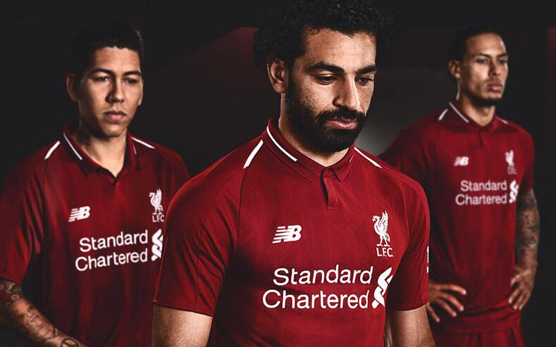 Liverpool 2018-19 equipamento Principal nova camisolas