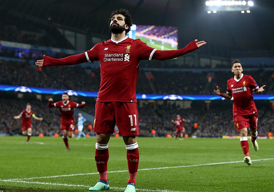 Liverpool 2-1 Manchester City: Salah bate Manchester City fora da Liga dos Campeões