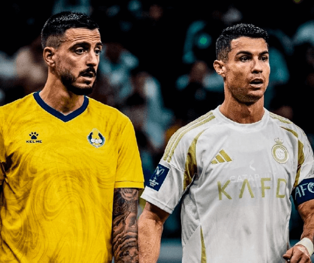 Cristiano Ronaldo marcou dois golos e reencontrou velhos amigos em campo
