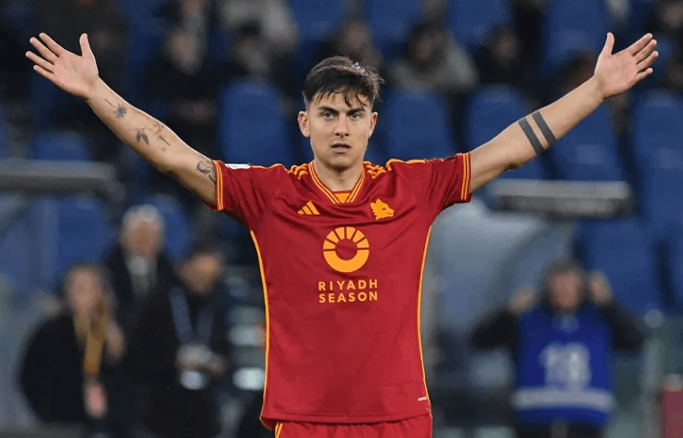 Hat-trick de Dybala ajuda Roma a vencer Turim por 3-2