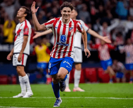 O hat-trick de Álvarez reacende as esperanças do Atlético de Madrid